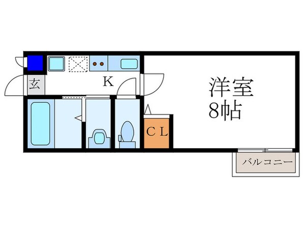 ア－クリ－ド五条堀川の物件間取画像